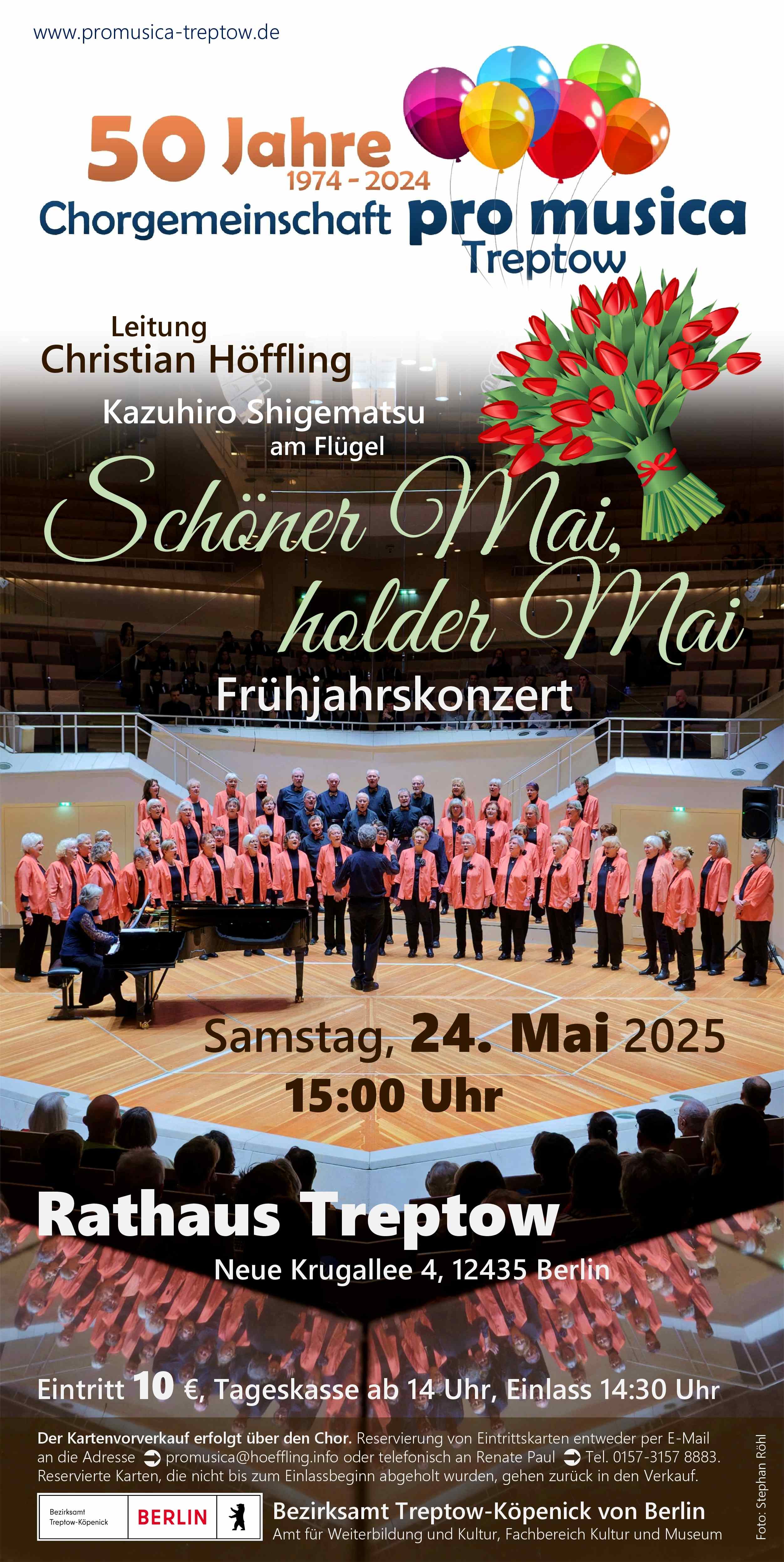Plakat zum Frühjahrskonzert 2025